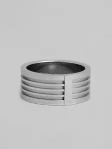 Calvin Klein Men Circuit Stainless Steel Finger Ring