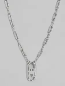 Tommy Hilfiger Monogram Stainless Steel Necklace