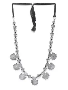Infuzze Silver-Plated Statement Necklace