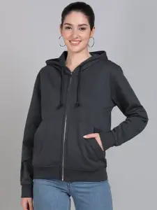 Alan Jones Hooded Front-Open Sweatshirt