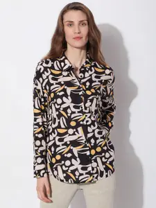 Vero Moda Abstract Printed Casual Shirt