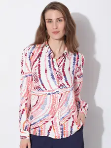 Vero Moda Abstract Printed Casual Shirt