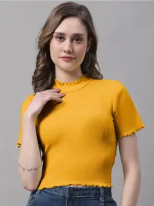 FBAR Gold-Toned Cotton Top