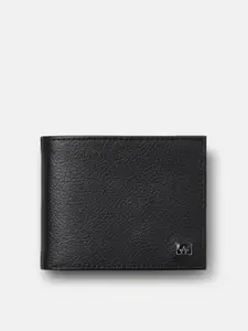 Arrow Men Textured Leather Two Fold Wallet