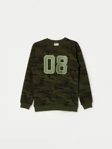 Fame Forever by Lifestyle Boys Camouflage Printed Pure Cotton Sweatshirt
