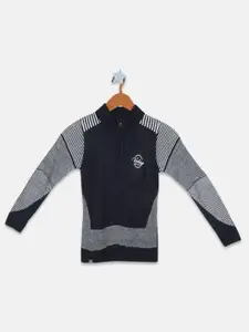 Monte Carlo Boys Colourblocked Acrylic Pullover