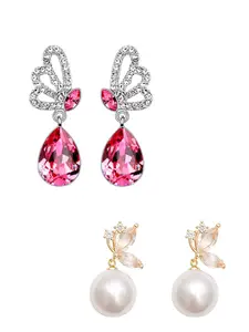 Yellow Chimes Contemporary Drop Earrings