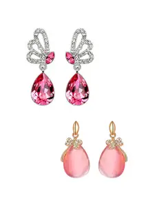 Yellow Chimes Set of 2 Contemporary Studs Earrings