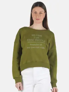 Monte Carlo Typography Printed Sweatshirt