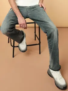 Wrangler Men Millard Straight Fit Heavy Fade Stretchable Jeans