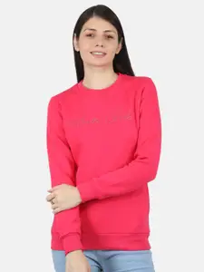 Monte Carlo Embellished Round Neck Pullover Sweatshirt