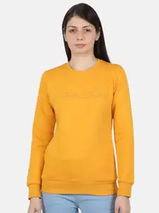 Monte Carlo Embellished Round Neck Pullover Sweatshirt