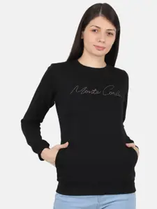 Monte Carlo Typography Printed Sweatshirt