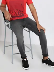 Lee Men Bruce Skinny Fit Clean Look Light Fade Stretchable Jeans