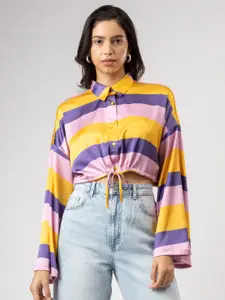 H&M Vibrant Bold Striped Shirt