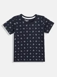 Eteenz Boys Nautical Printed Premium Cotton T-shirt