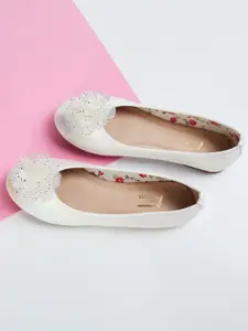 Fame Forever by Lifestyle Girls Embellished Party Ballerinas