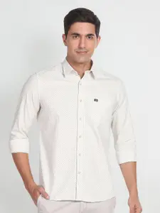 Arrow Sport Slim Fit Opaque Printed Pure Cotton Casual Shirt
