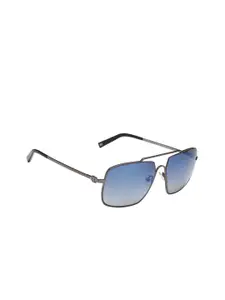 Tommy Hilfiger Men Square Sunglasses with UV Protected Lens - TH 2573 C1 Bkgungr-35 61 S