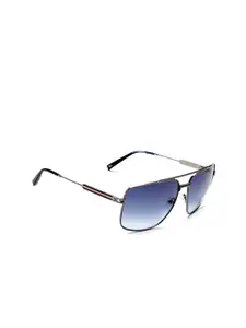Tommy Hilfiger Men Square Sunglasses With UV Protected Lens-TH 2591 C1 sibl-33 59 S