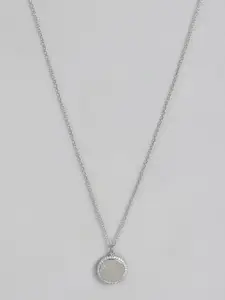 OLIVIA BURTON LONDON Women Classics Stainless Steel Artificial Stones Pendant Necklace