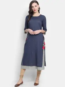 SUTI Tie Up Sequinned Kurta