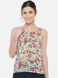 BAESD Floral Printed Sleeveless Casual Top