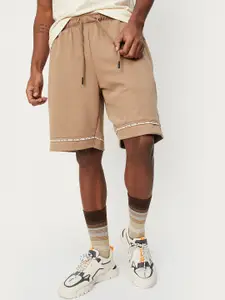 max Men Mid-Rise Cotton Shorts