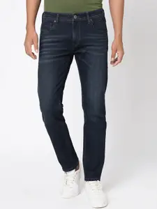 BEAT LONDON by PEPE JEANS Men Clean Look Low-Rise Cotton Jeans
