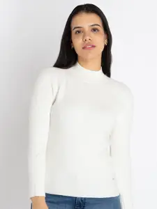 Status Quo Turtle Neck Ribbed Pullover