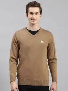 Monte Carlo V-Neck Full Sleeve Woollen Pullover Sweater