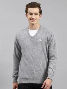 Monte Carlo V-Neck Ribbed Woollen Pullover