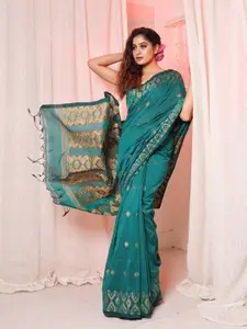 Arhi Woven Design Zari Detailed Pure Cotton Saree