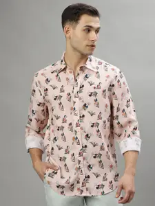 Iconic Floral Printed Pure Linen Casual Shirt
