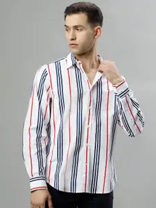 Iconic Striped Cotton Casual Shirt