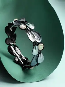 SOHI Stone Studded Elasticated Bracelet