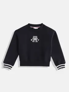 Tommy Hilfiger Girls Brand Logo Printed Sweatshirt