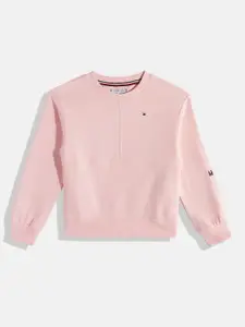 Tommy Hilfiger Girls Solid Sweatshirt