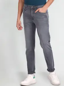 Flying Machine Men Clean Look Heavy Fade Tapered Fit Stretchable Jeans