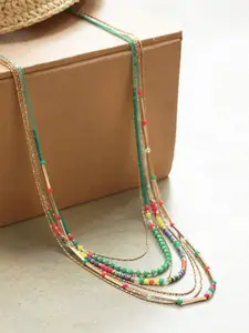 Ayesha Beaded Layered Necklace