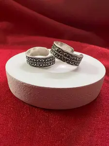 Arte Jewels 925 Sterling Silver Oxidised Toe Ring