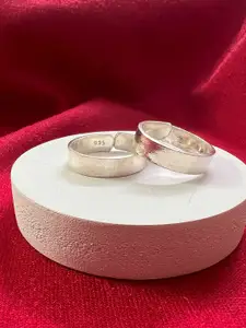 Arte Jewels Silver-Plated 925 Sterling Adjustable Toe Rings