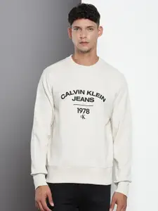 Calvin Klein Jeans Typography Printed Sweatshirt