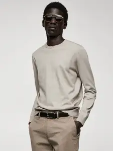 MANGO MAN Solid Pullover