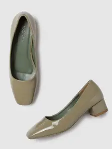 Marc Loire Square Toe Block Pumps