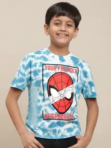 Kids Ville Boys Spiderman Printed Pure Cotton T-shirt