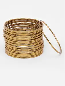 Anouk Set Of 12 Gold-Plated Bangles