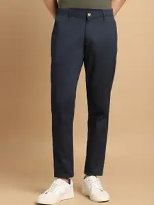 Dennis Lingo Men Slim Fit Smart Wrinkle Free Trousers