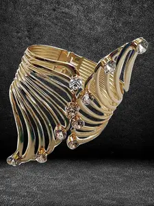 YouBella Gold-Plated Cuff Bracelet