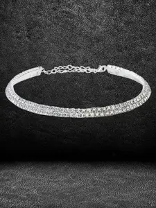 YouBella Silver-Plated Necklace
